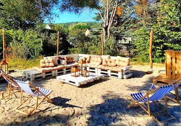 Gemütliche Beachlounge