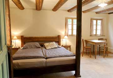 Barrierefreies Doppelzimmer im Erdgeschoss